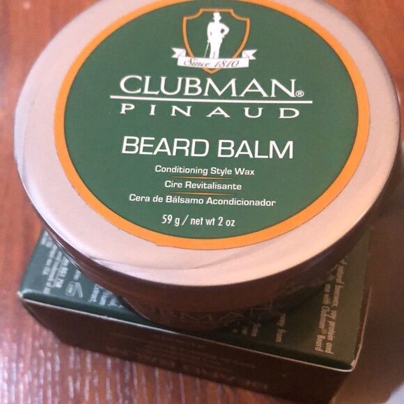 New Clubman beard balm 2 oz conditioning style wax - Picture 2 of 4